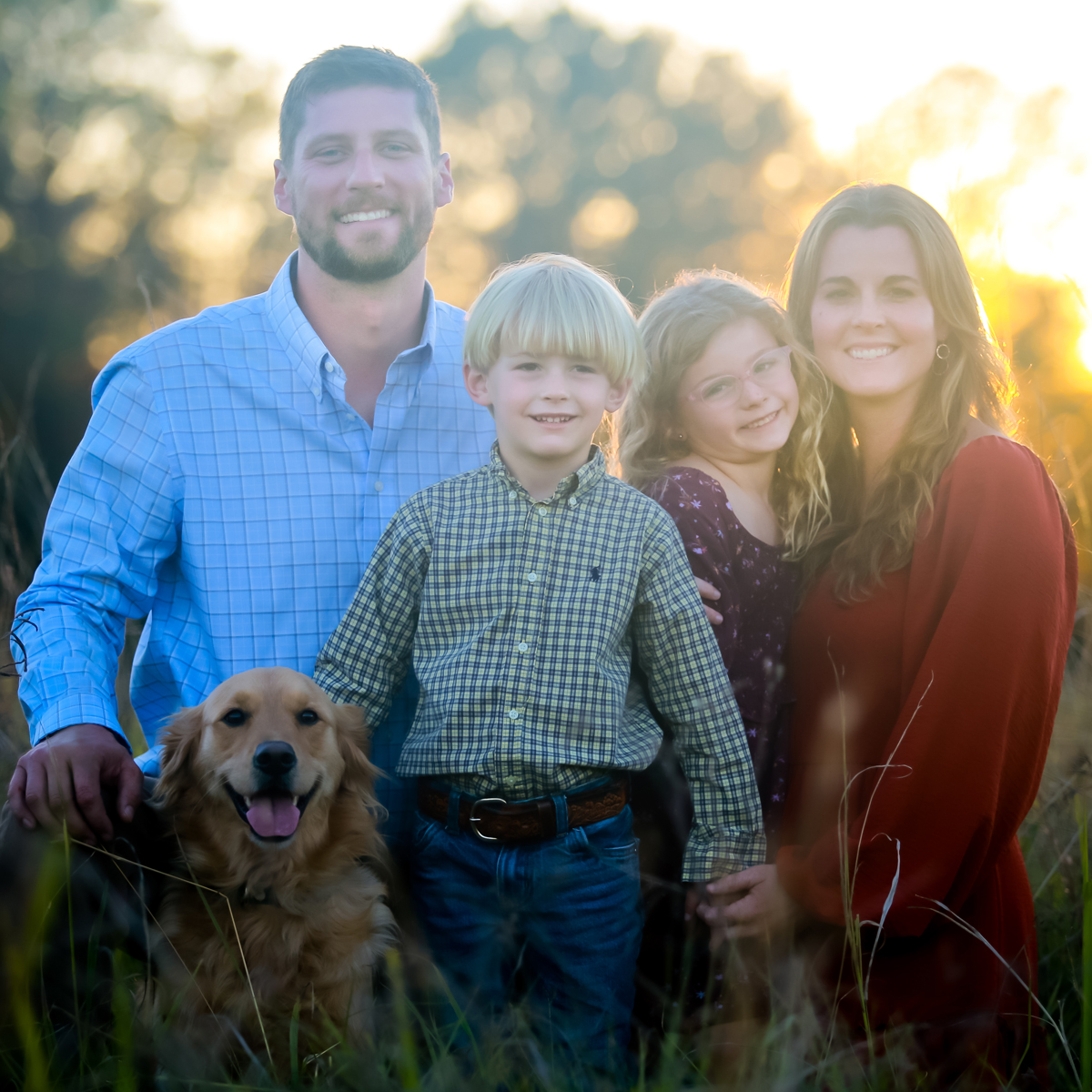 Zach Williams and his family